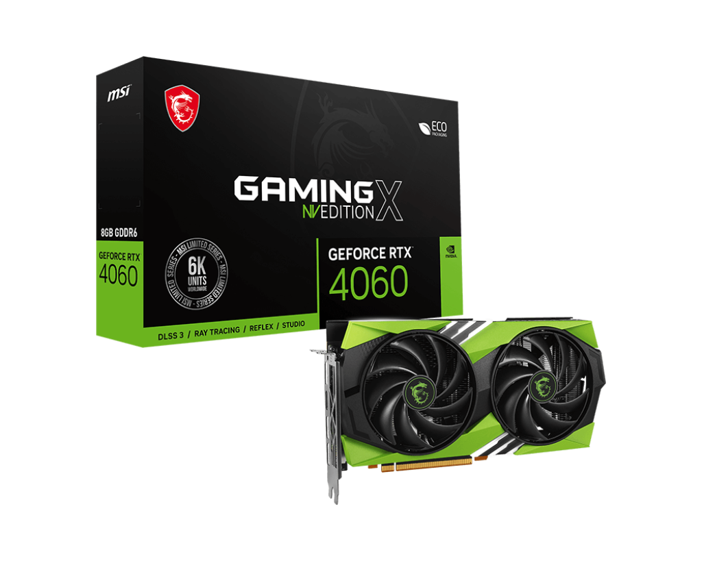 MSI GeForce RTX 4060 GAMING X NV EDITION 8G