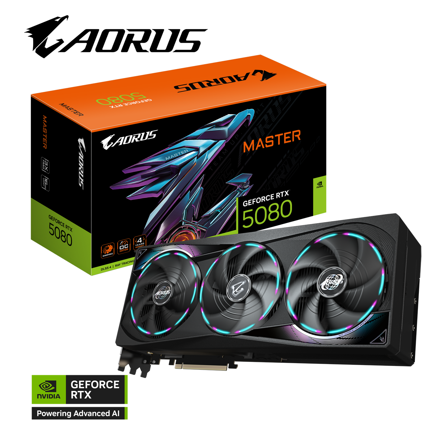 GIGABYTE AORUS GeForce RTX 5080 MASTER 16G