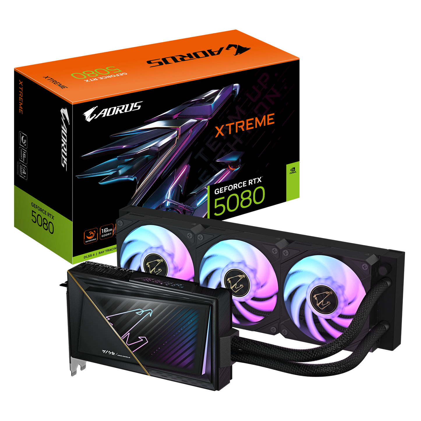 GIGABYTE AORUS GeForce RTX 5080 XTREME WATERFORCE 16G