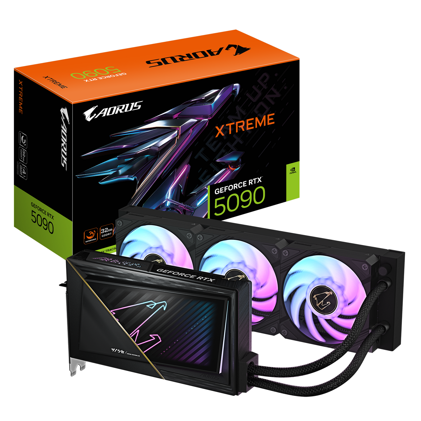 GIGABYTE AORUS GeForce RTX 5090 XTREME WATERFORCE 32G