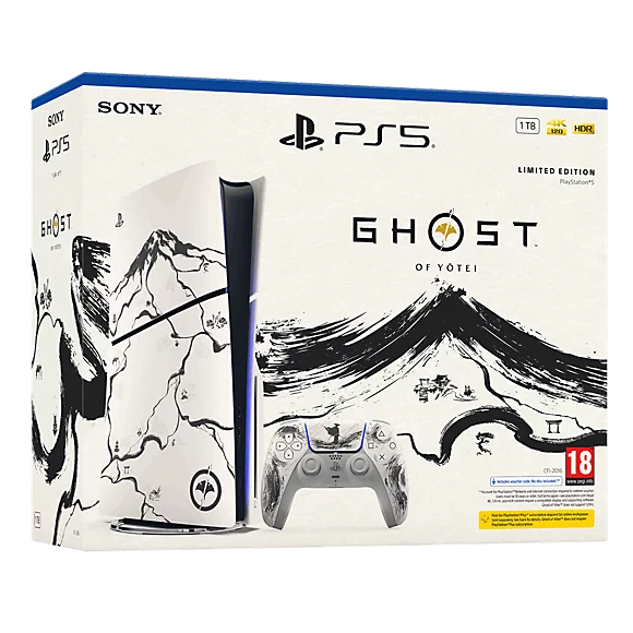 PlayStation®5 Console - Ghost of Yotei™ Black Limited Edition Bundle (model group - slim)*