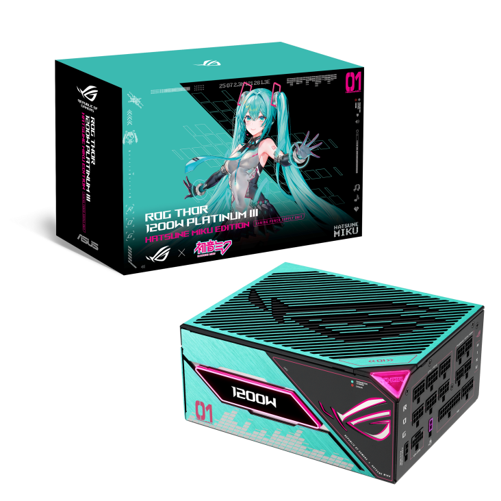 ROG Thor 1200W Platinum III Hatsune Miku Edition