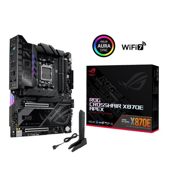 ASUS ROG Crosshair X870E Apex (AM5, DDR5, PCIe 5.0)