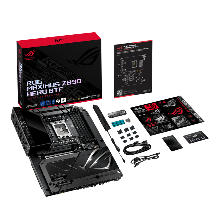 ASUS ROG Maximus Z890 Hero BTF (LGA 1851, DDR5, PCIe 5.0)