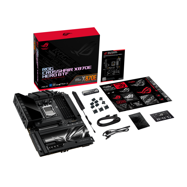 ASUS ROG Crosshair X870E Hero BTF (AM5, DDR5, PCIe 5.0)
