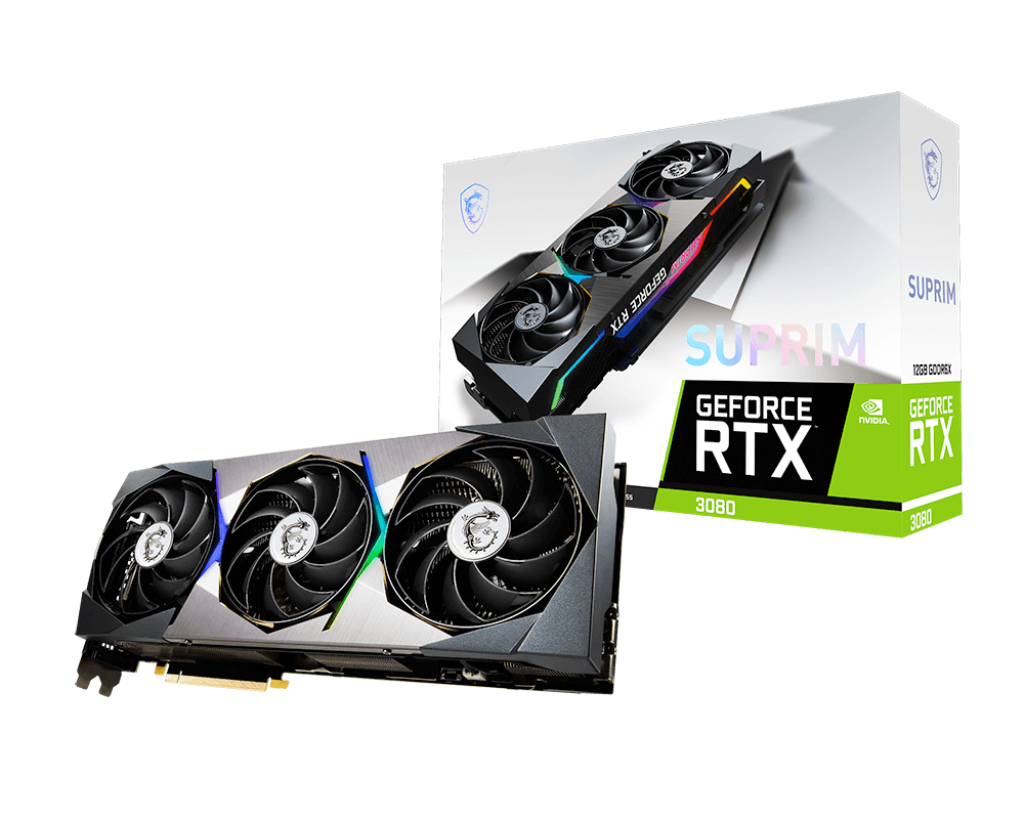 MSI GeForce RTX 3080 SUPRIM SE 12G LHR