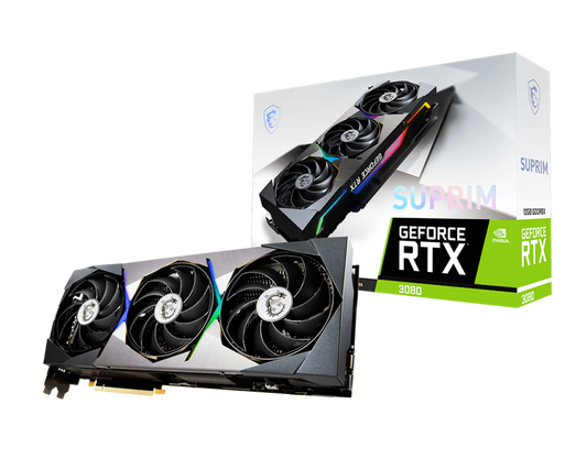 MSI GeForce RTX 3080 SUPRIM SE 12G LHR