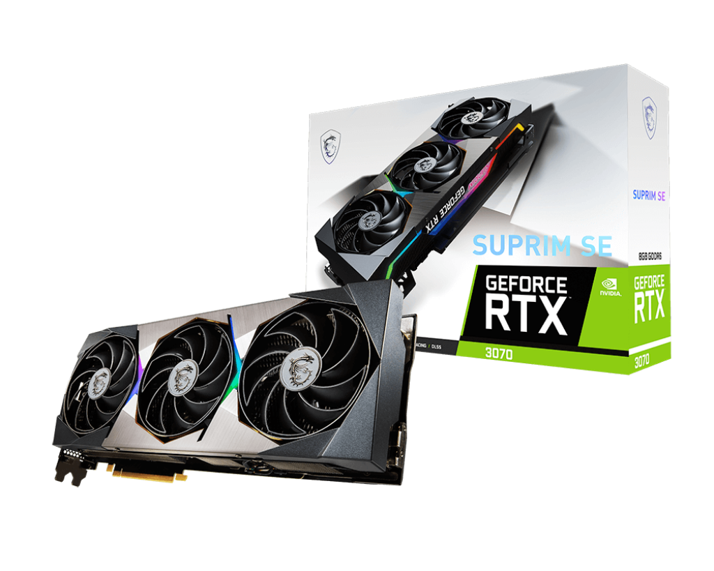 MSI GeForce RTX 3070 SUPRIM SE 8G LHR