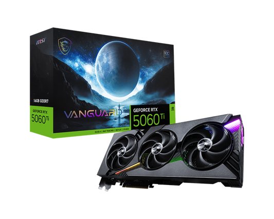 MSI GeForce RTX 5060 Ti 16G VANGUARD SOC