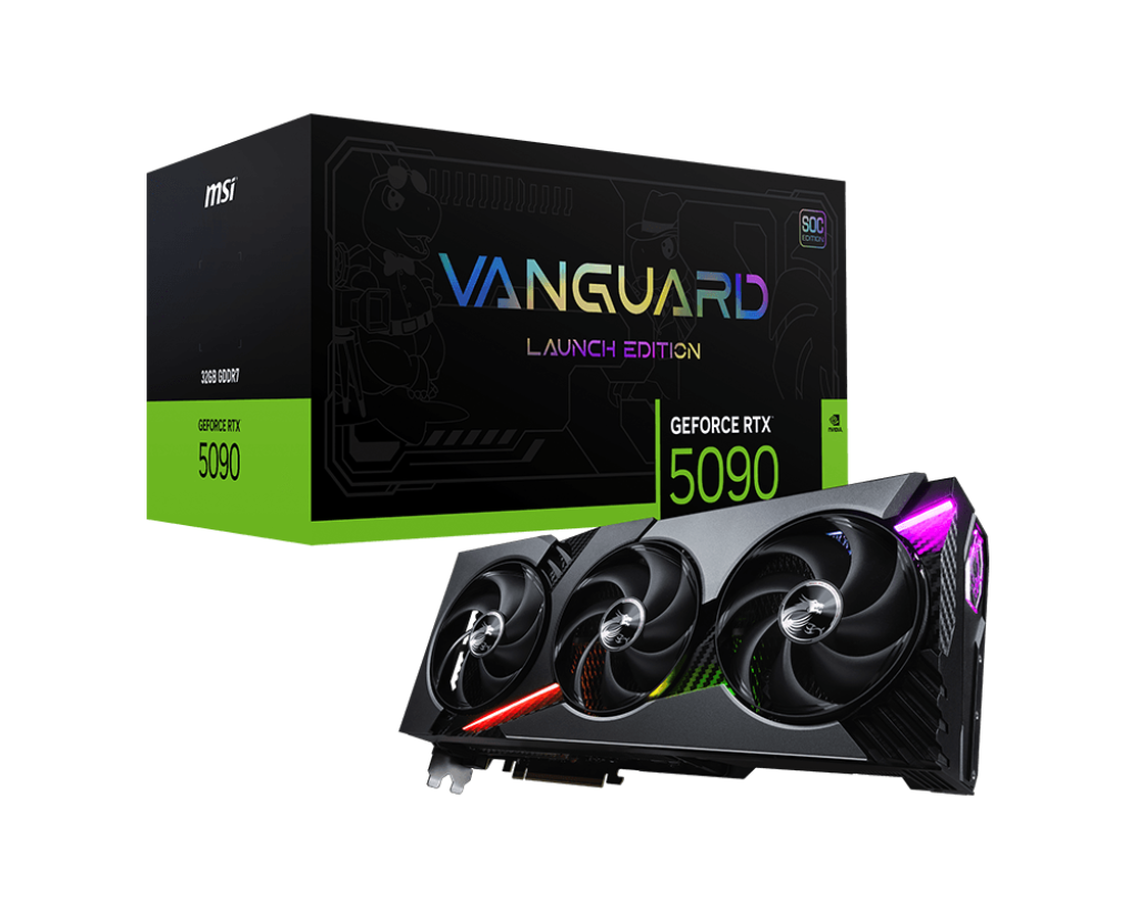 MSI GeForce RTX 5090 32G VANGUARD SOC LAUNCH EDITION