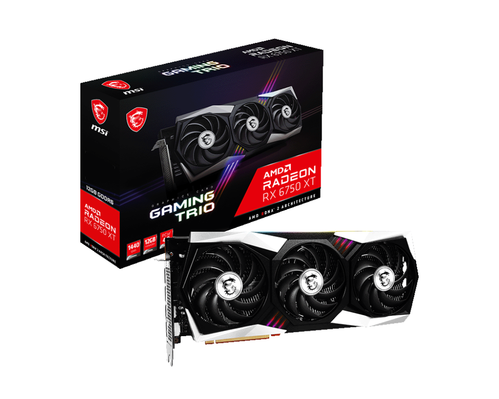 MSI Radeon RX 6750 XT GAMING TRIO 12G