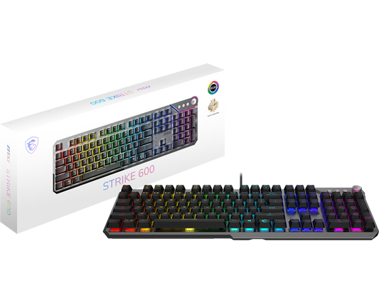 MSI Strike 600 Mechanical Silent Gaming Keyboard