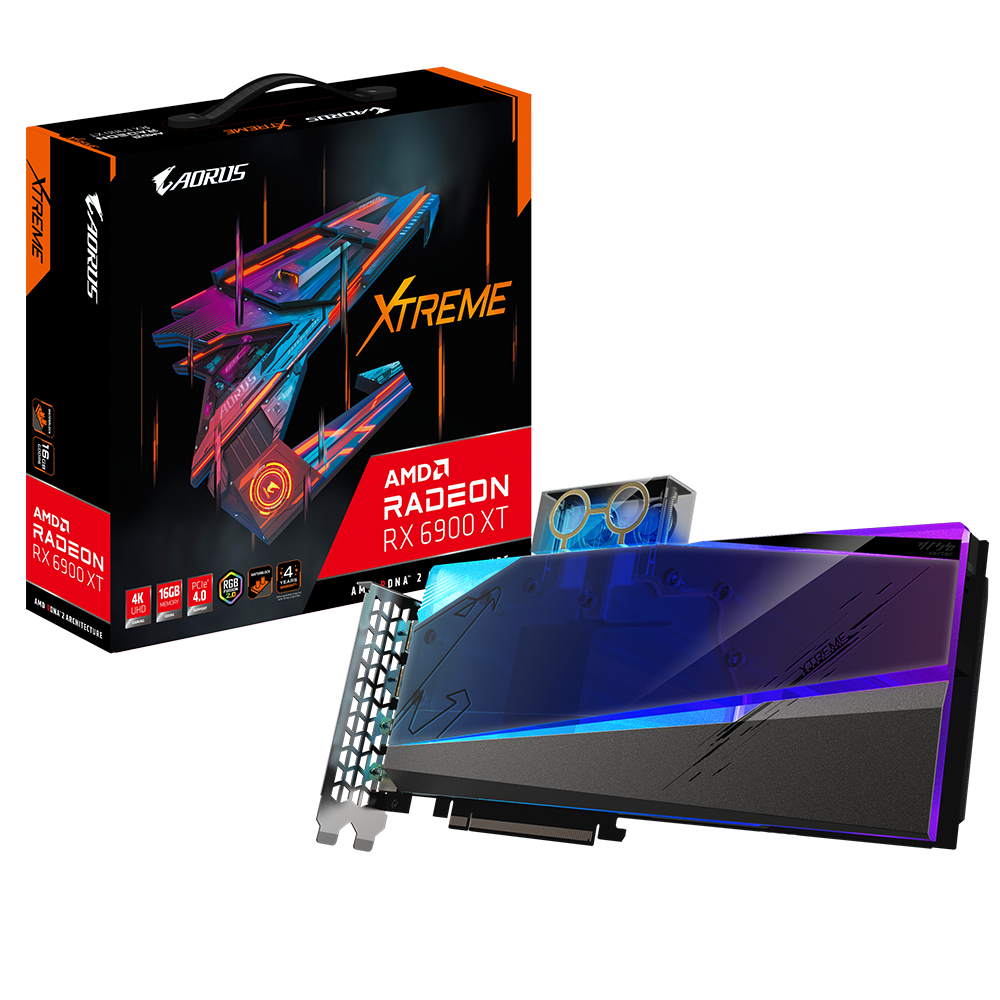 GIGABYTE AORUS Radeon RX 6900 XT XTREME WATERFORCE WB 16G
