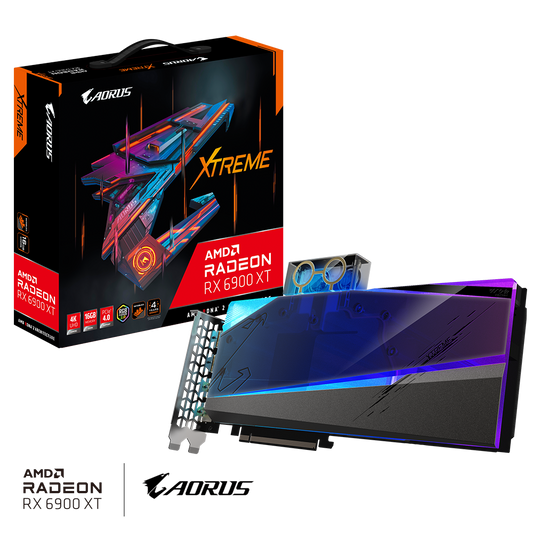 GIGABYTE AORUS Radeon RX 6900 XT XTREME WATERFORCE WB 16G