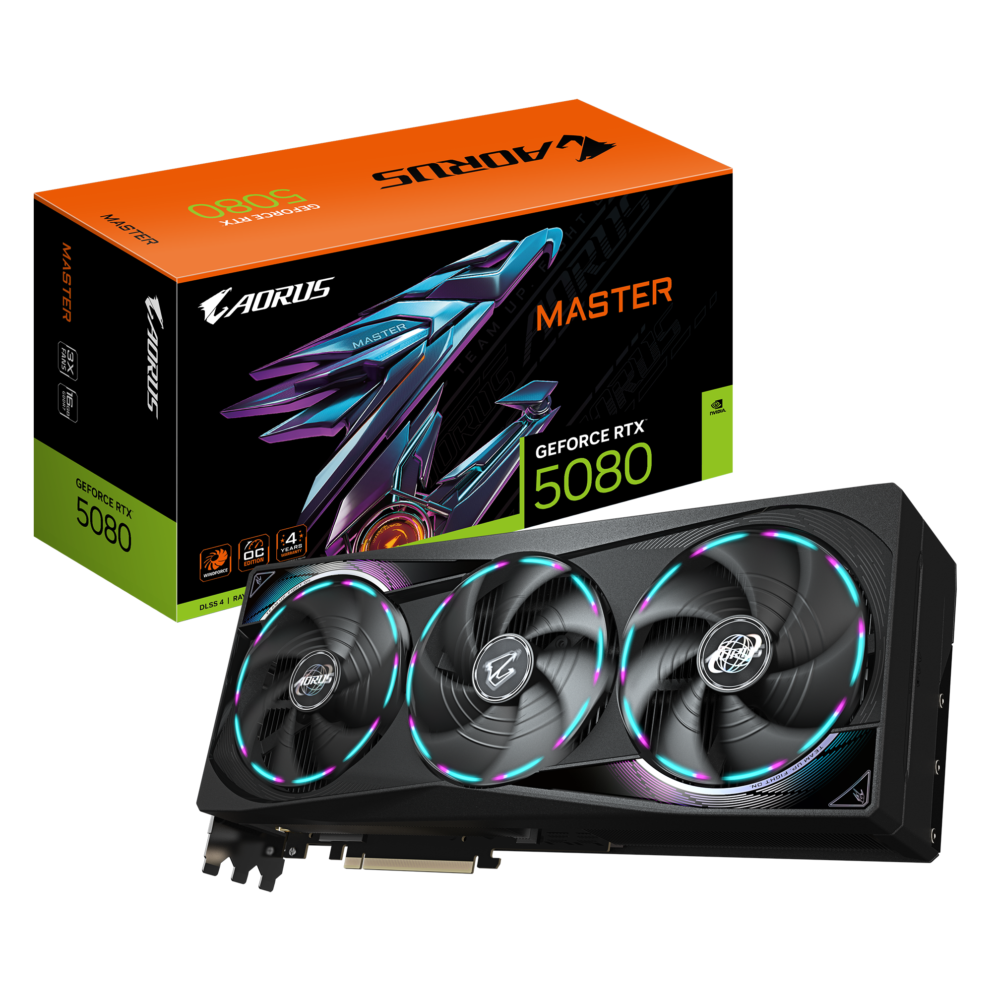 GIGABYTE AORUS GeForce RTX 5080 MASTER 16G