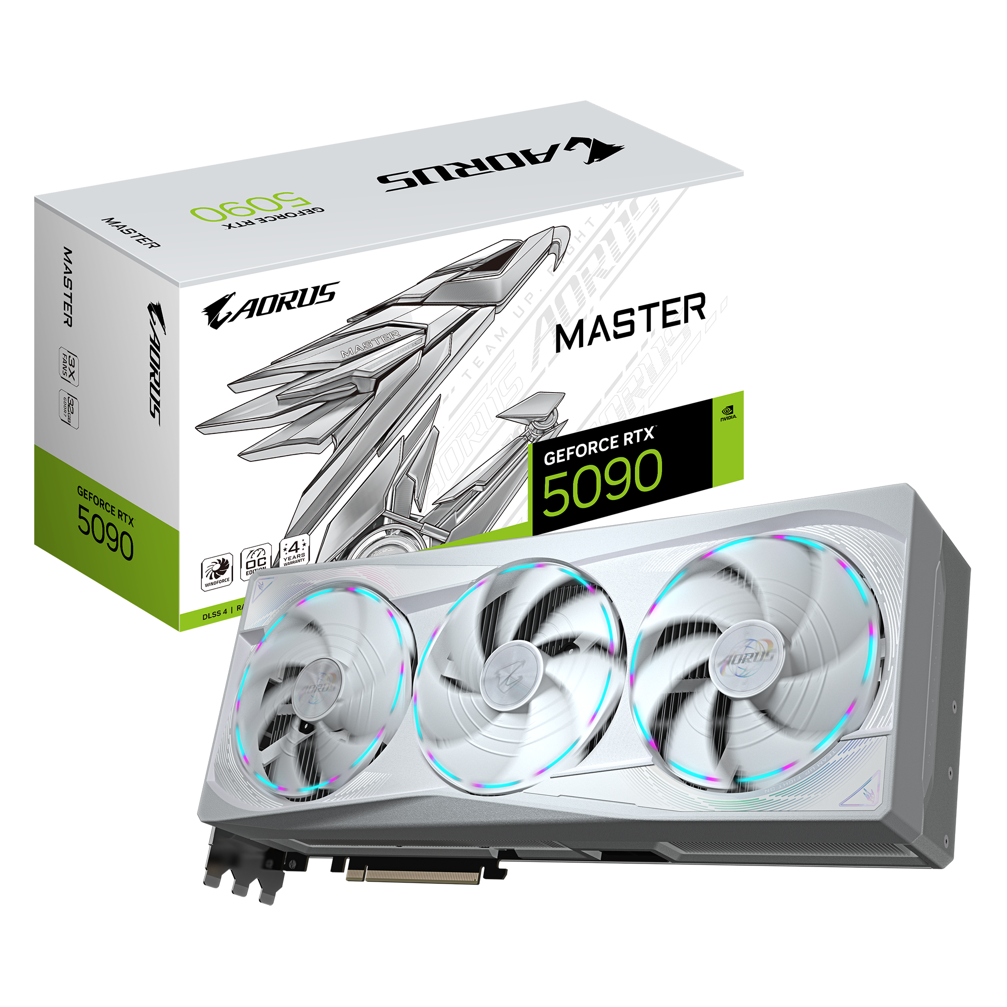 GIGABYTE AORUS GeForce RTX 5090 MASTER ICE 32G