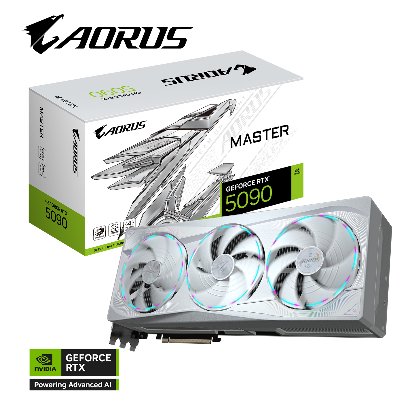 GIGABYTE AORUS GeForce RTX 5090 MASTER ICE 32G