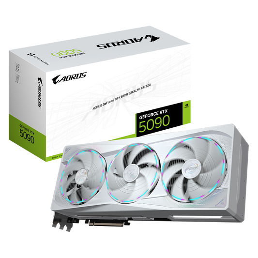 AORUS GeForce RTX 5090 STEALTH ICE 32G