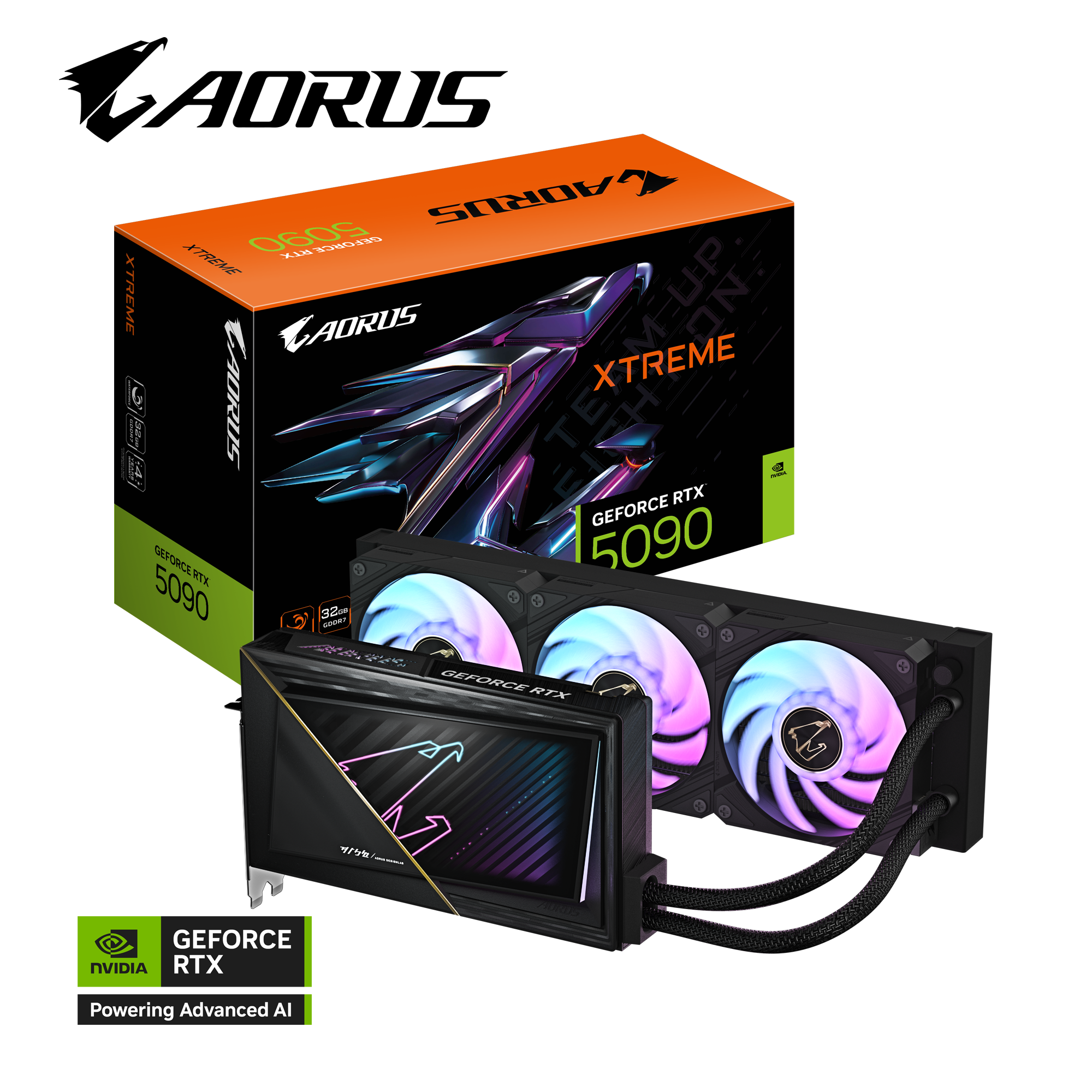 GIGABYTE AORUS GeForce RTX 5090 XTREME WATERFORCE 32G