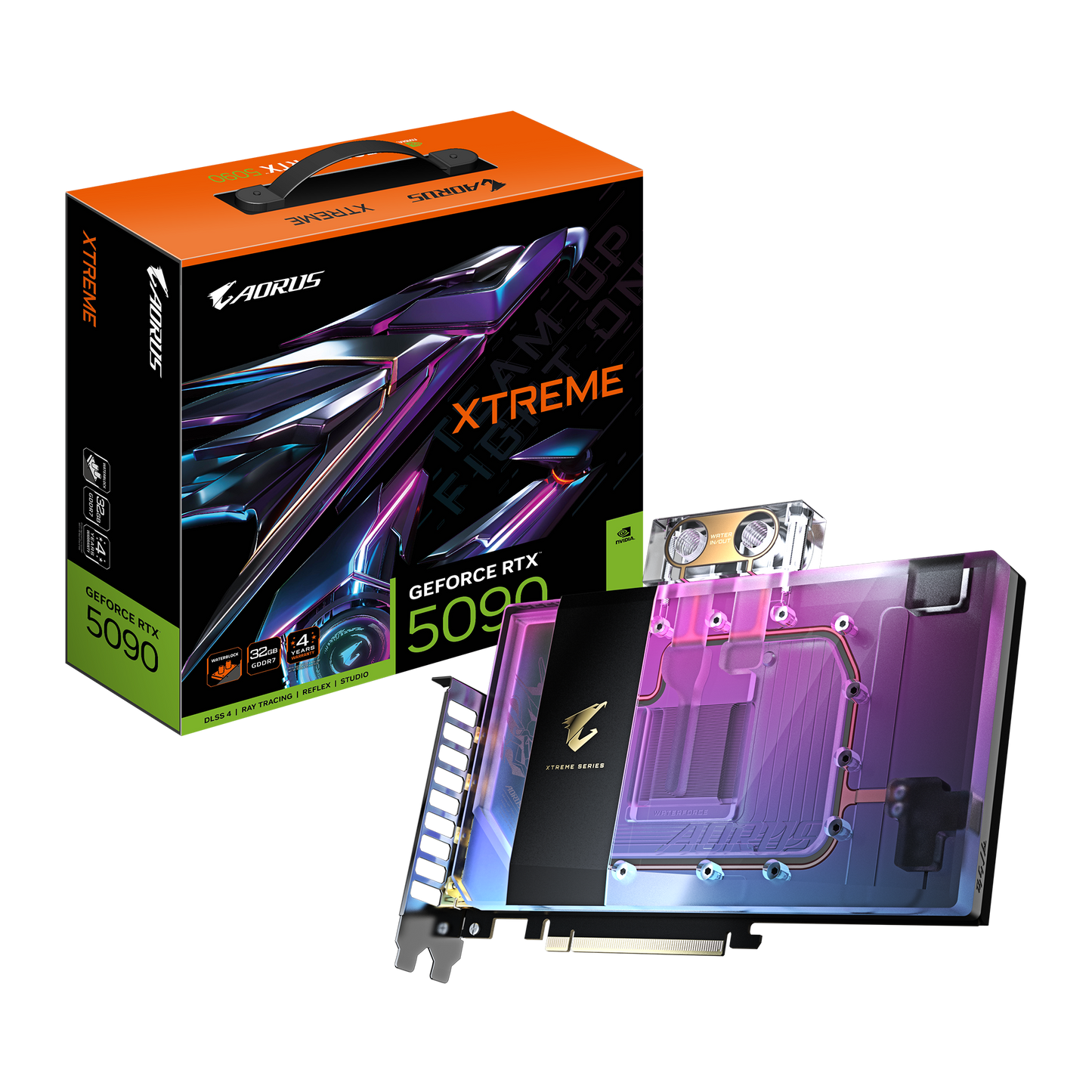 GIGABYTE AORUS GeForce RTX 5090 XTREME WATERFORCE WB 32G