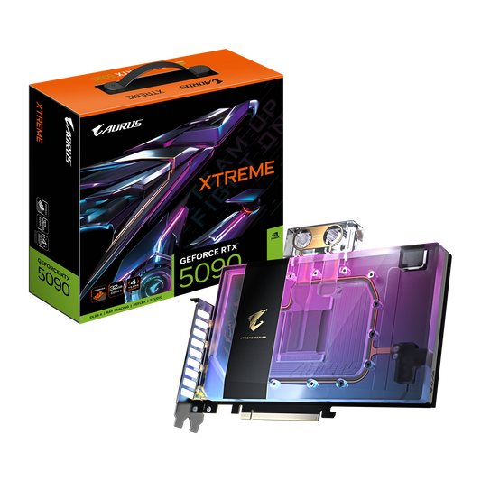 GIGABYTE AORUS GeForce RTX 5090 XTREME WATERFORCE WB 32G