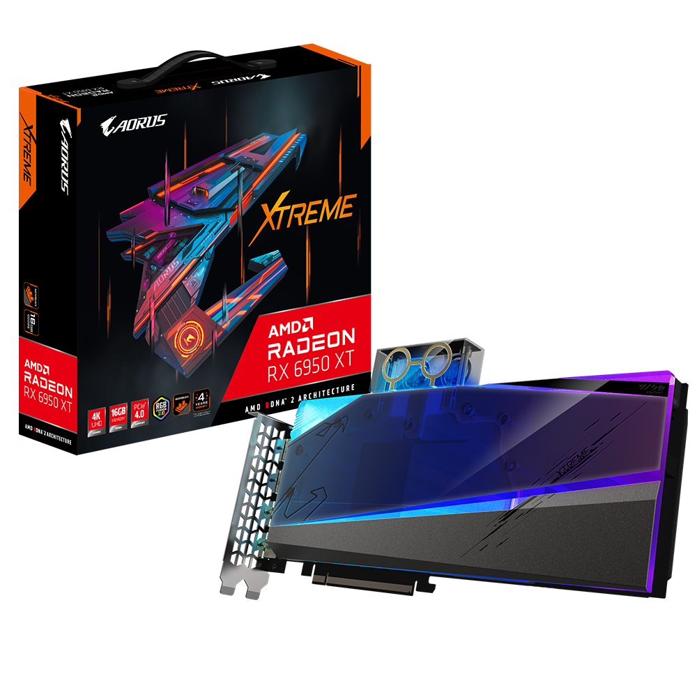 GIGABYTE AORUS Radeon RX 6950 XT XTREME WATERFORCE WB 16G