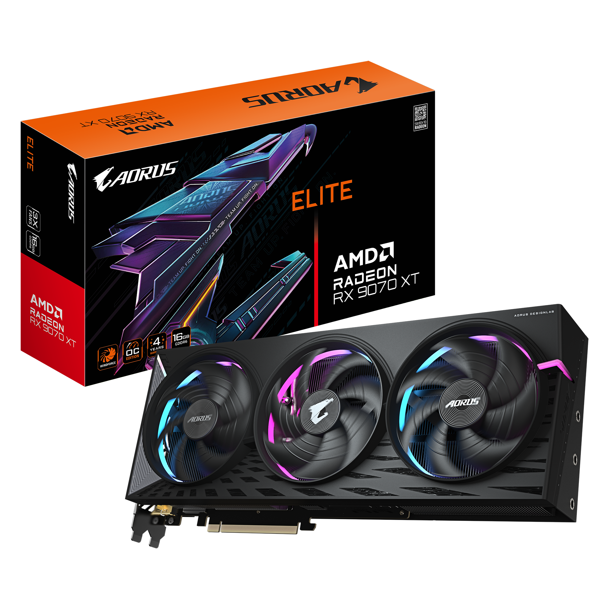 GIGABYTE AORUS Radeon RX 9070 XT ELITE 16G