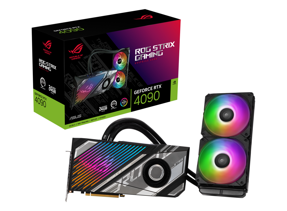 ROG Strix LC GeForce RTX 4090 – 24GB GDDR6X