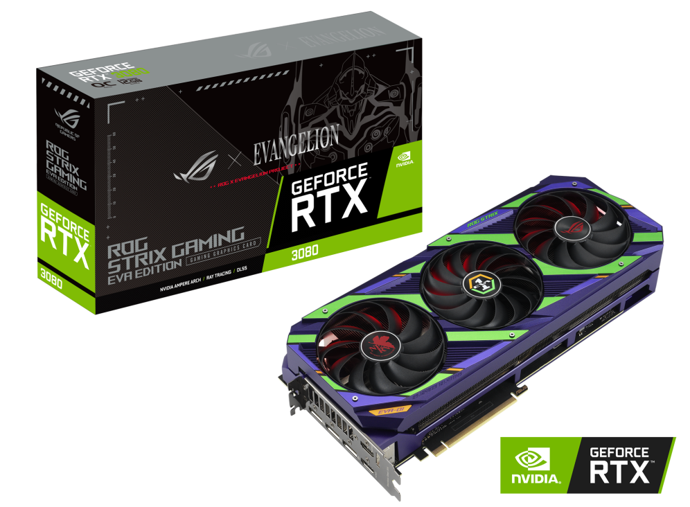 ROG Strix GeForce RTX 3080 OC – EVA Edition (12GB GDDR6X)