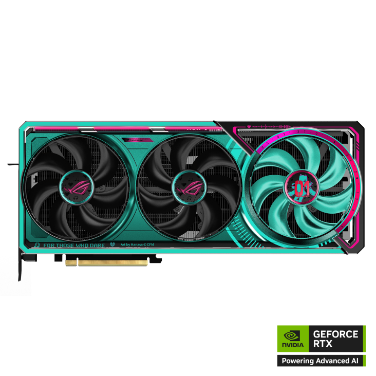ROG Astral GeForce RTX 5080 OC – Hatsune Miku Edition (16GB GDDR7)
