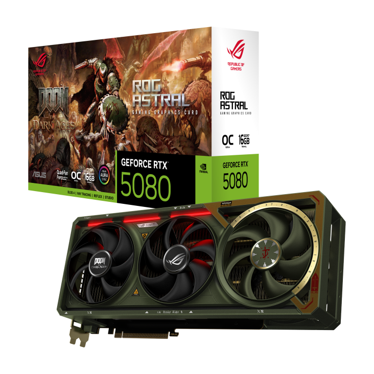 ROG Astral GeForce RTX 5080 OC – DOOM Edition (16GB GDDR7)
