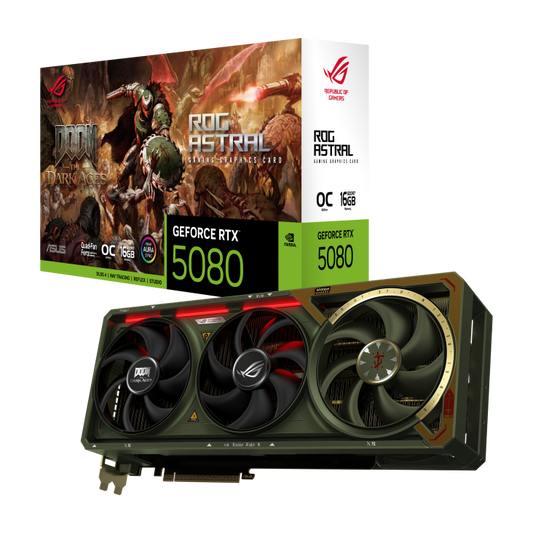 ROG Astral GeForce RTX 5080 OC – DOOM Edition (16GB GDDR7)