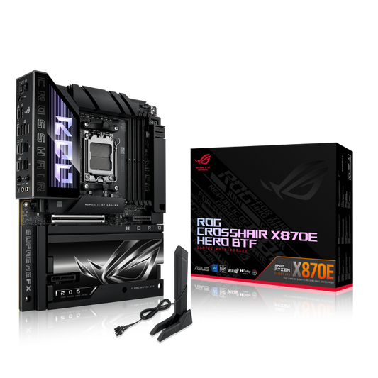 ASUS ROG Crosshair X870E Hero BTF (AM5, DDR5, PCIe 5.0)