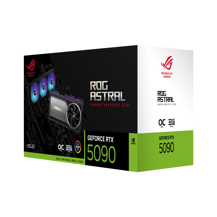 ROG Astral LC GeForce RTX 5090 – OC Edition (32GB GDDR7)