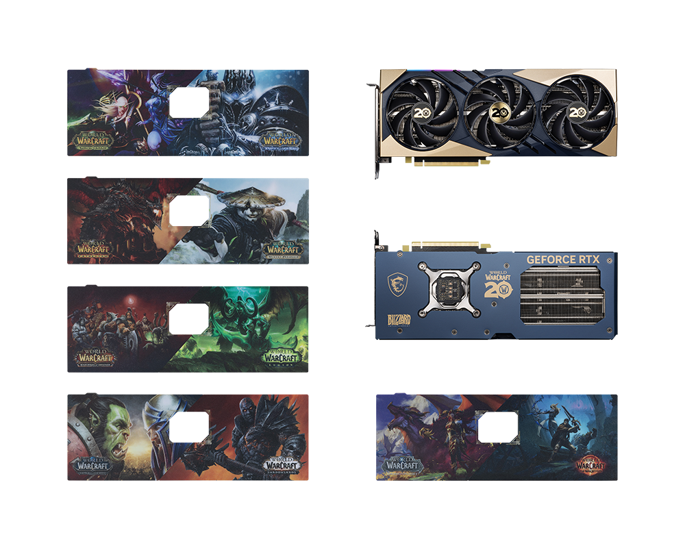 MSI GeForce RTX 4070 SUPER 12G GAMING SLIM World of Warcraft® EDITION